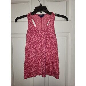 Miley Cyrus Max XS Pink Tiger Stripes Tank Top